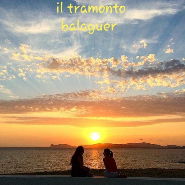 アルゲーロIl Tramonto Balaguerアパートメント エクステリア 写真